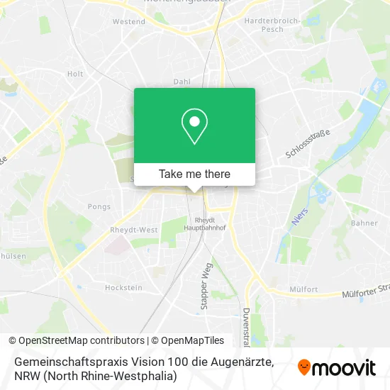 Карта Gemeinschaftspraxis Vision 100 die Augenärzte