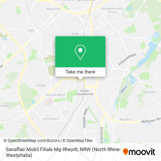 Sanaflair Mobil Filiale Mg-Rheydt map