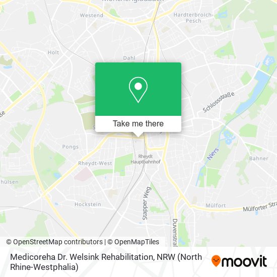 Medicoreha Dr. Welsink Rehabilitation map