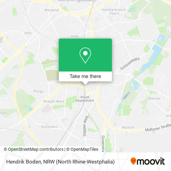Карта Hendrik Boden