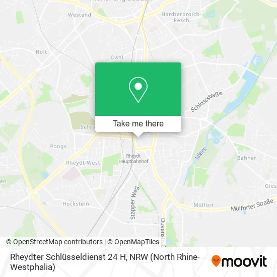 Rheydter Schlüsseldienst 24 H map