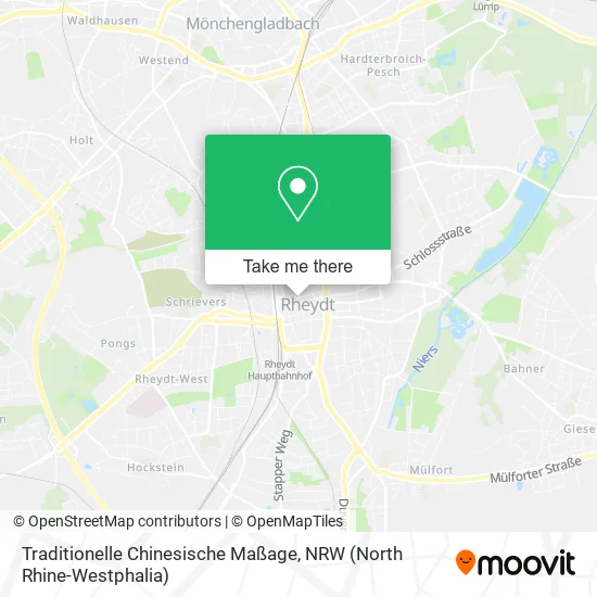 Карта Traditionelle Chinesische Maßage