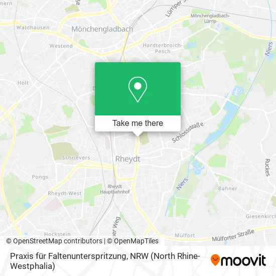 Карта Praxis für Faltenunterspritzung