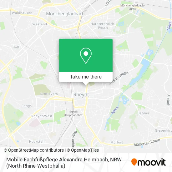 Карта Mobile Fachfußpflege Alexandra Heimbach