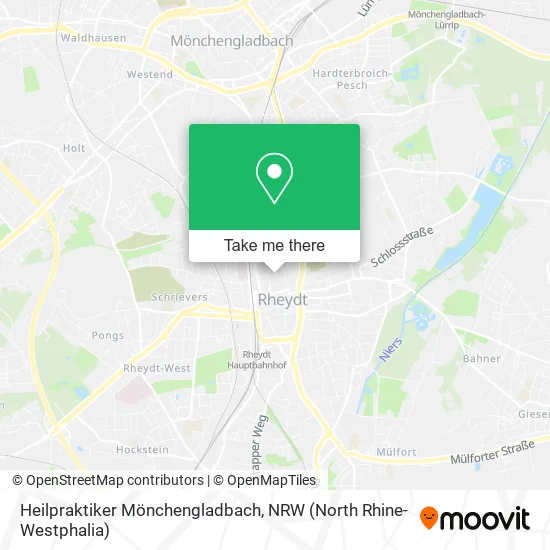 Карта Heilpraktiker Mönchengladbach