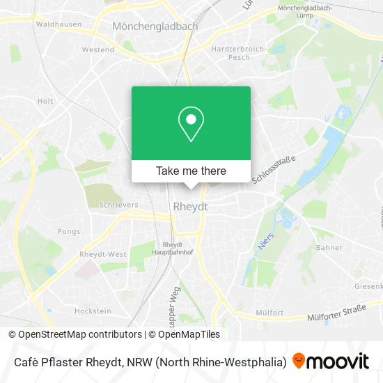 Карта Cafè Pflaster Rheydt