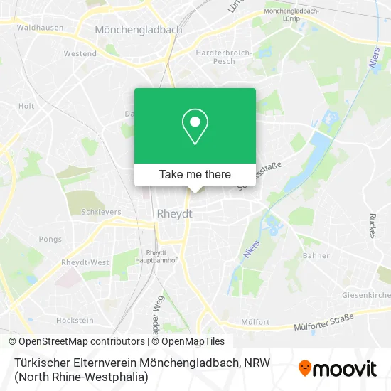 Карта Türkischer Elternverein Mönchengladbach