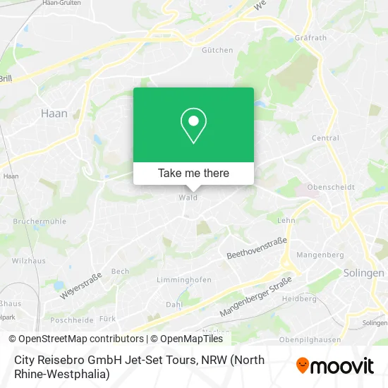 City Reisebro GmbH Jet-Set Tours map