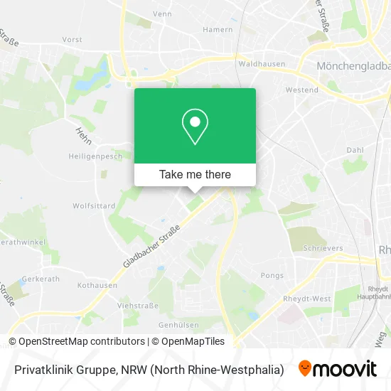 Карта Privatklinik Gruppe