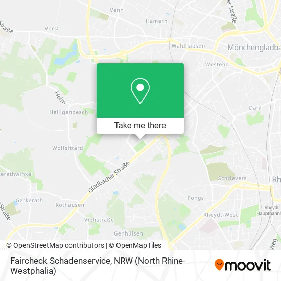 Карта Faircheck Schadenservice