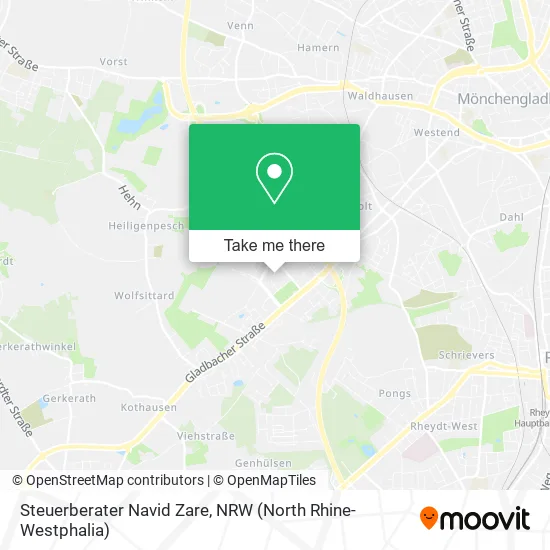 Карта Steuerberater Navid Zare