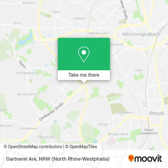 Gartnerei Are map