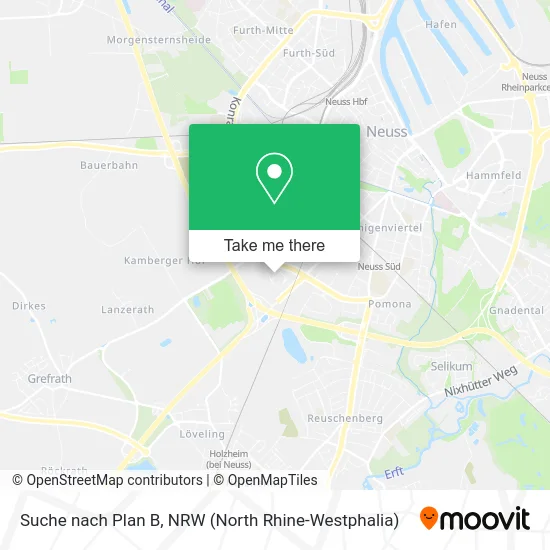 Suche nach Plan B map