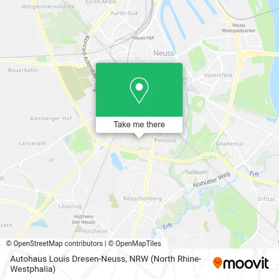 Autohaus Louis Dresen-Neuss map