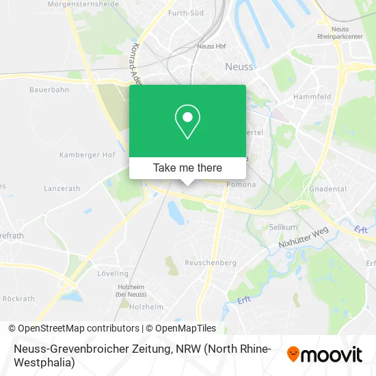 Карта Neuss-Grevenbroicher Zeitung