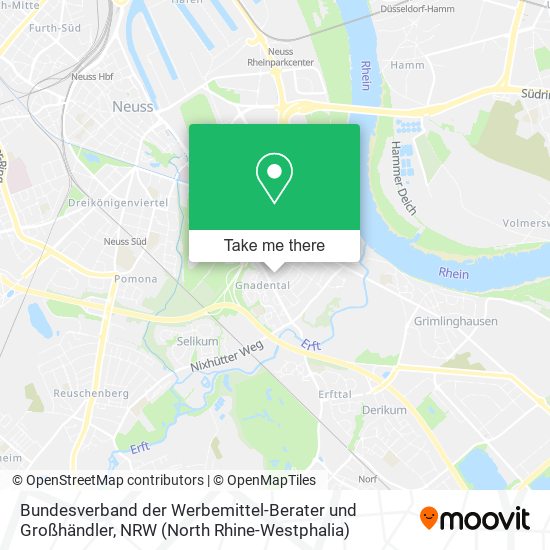 Bundesverband der Werbemittel-Berater und Großhändler map