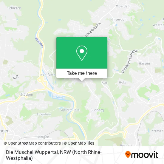 Карта Die Muschel Wuppertal