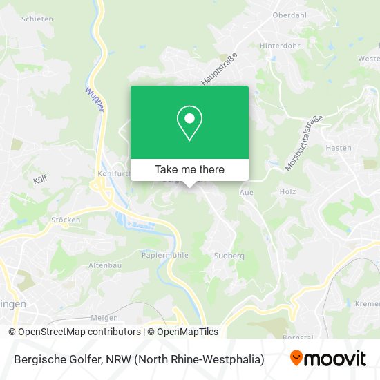 Bergische Golfer map