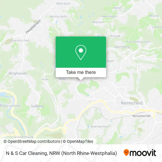 N & S Car Cleaning map