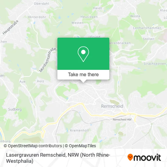 Карта Lasergravuren Remscheid