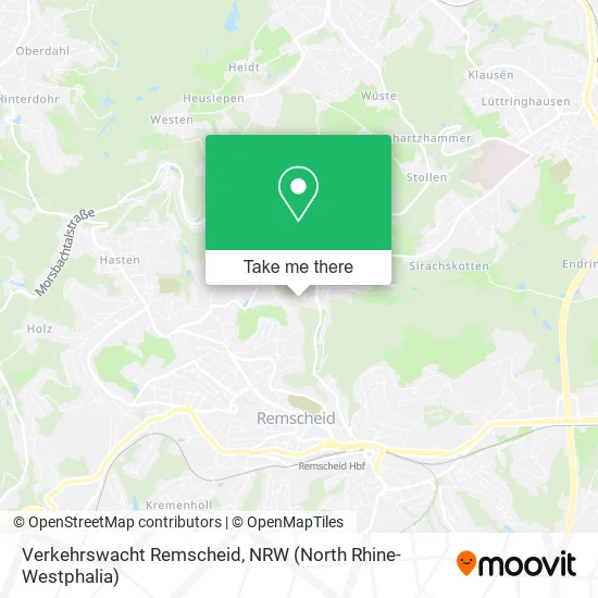 Карта Verkehrswacht Remscheid