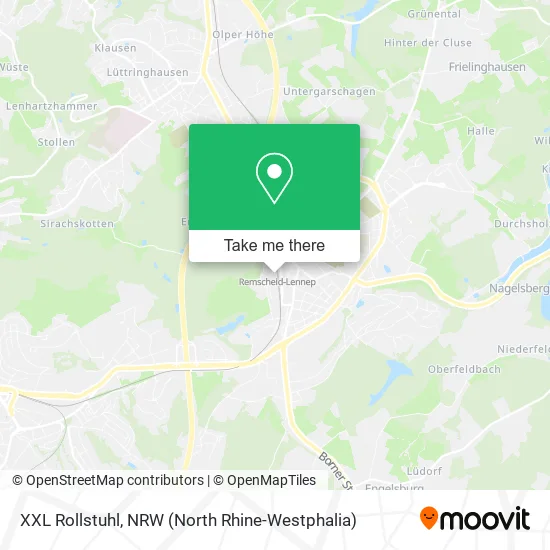 Карта XXL Rollstuhl