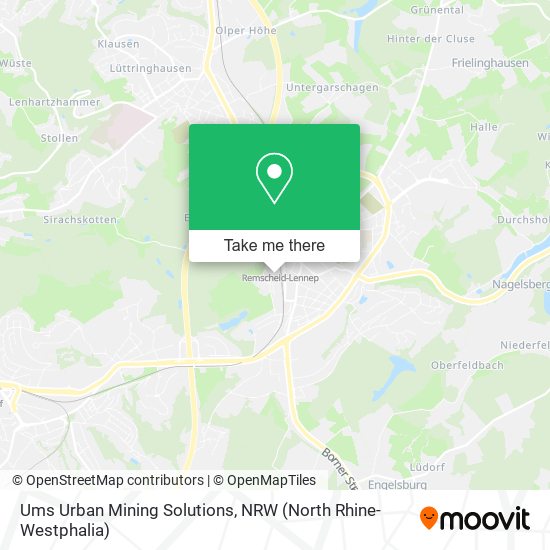 Карта Ums Urban Mining Solutions