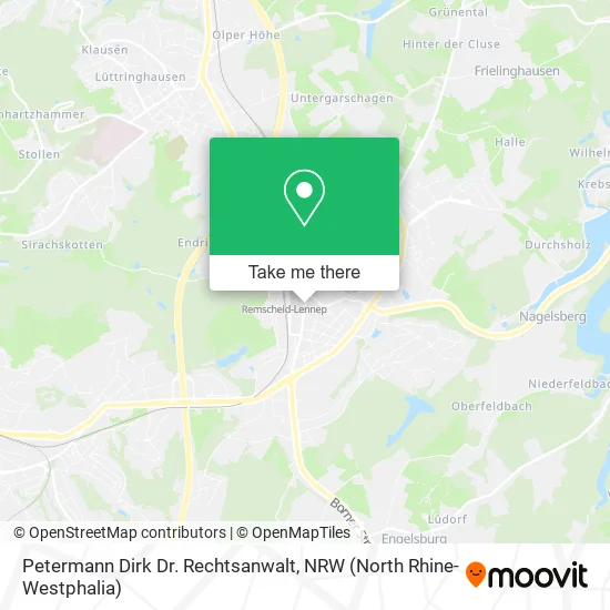 Карта Petermann Dirk Dr. Rechtsanwalt