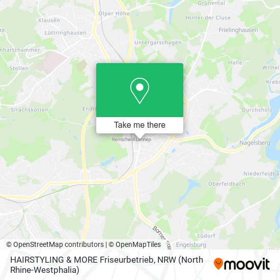 HAIRSTYLING & MORE Friseurbetrieb map