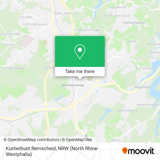 Kunterbunt Remscheid map