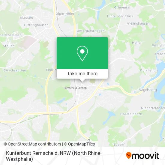 Карта Kunterbunt Remscheid