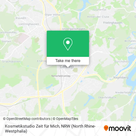Карта Kosmetikstudio Zeit für Mich