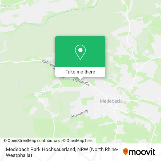 Карта Medebach Park Hochsauerland