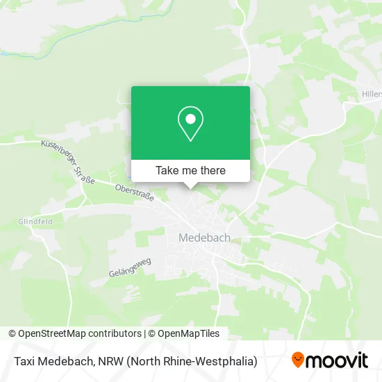 Карта Taxi Medebach