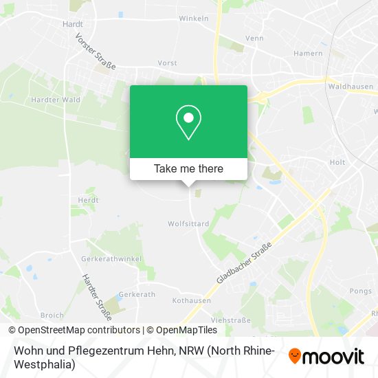 Wohn und Pflegezentrum Hehn map