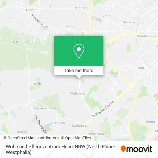 Карта Wohn und Pflegezentrum Hehn