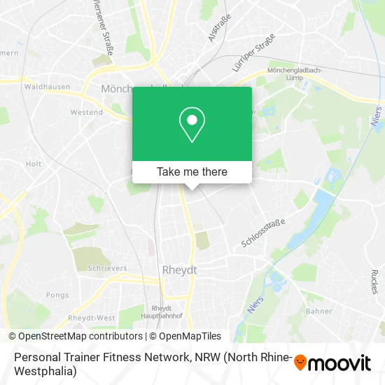 Карта Personal Trainer Fitness Network