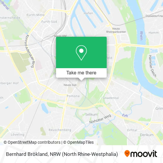 Bernhard Brökland map