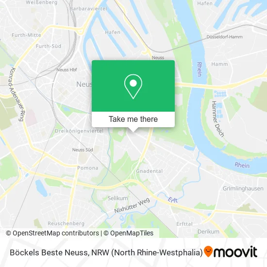 Карта Böckels Beste Neuss