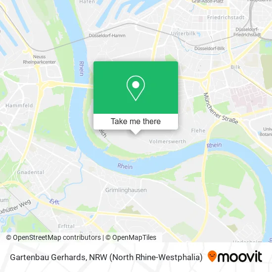 Карта Gartenbau Gerhards