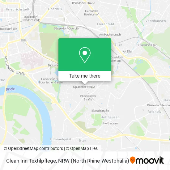 Карта Clean Inn Textilpflege