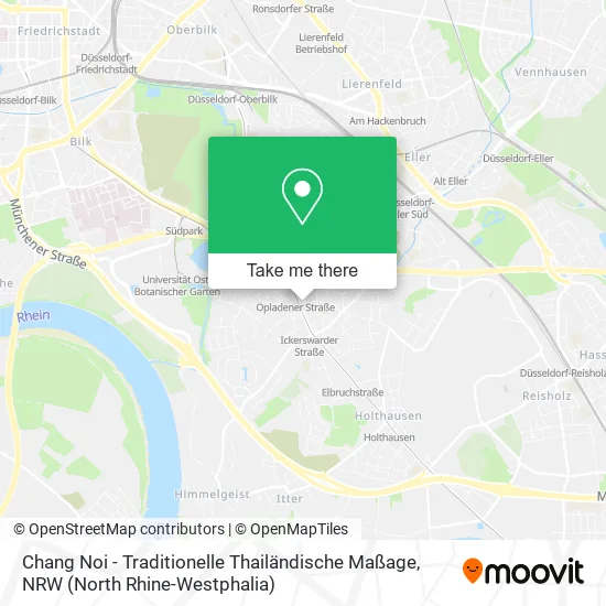 Карта Chang Noi - Traditionelle Thailändische Maßage