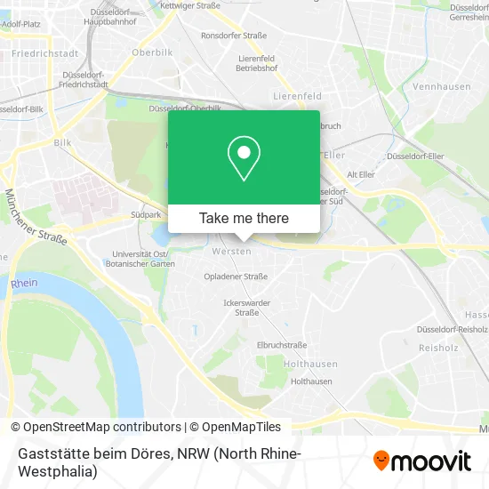 Карта Gaststätte beim Döres