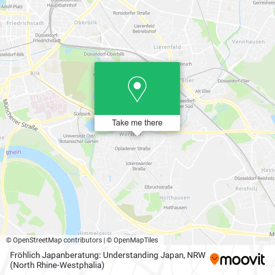 Карта Fröhlich Japanberatung: Understanding Japan