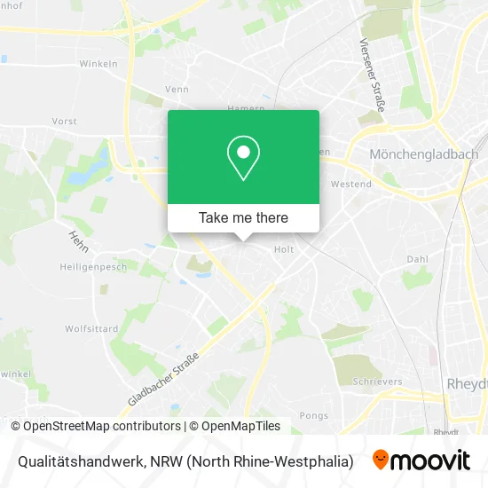 Карта Qualitätshandwerk