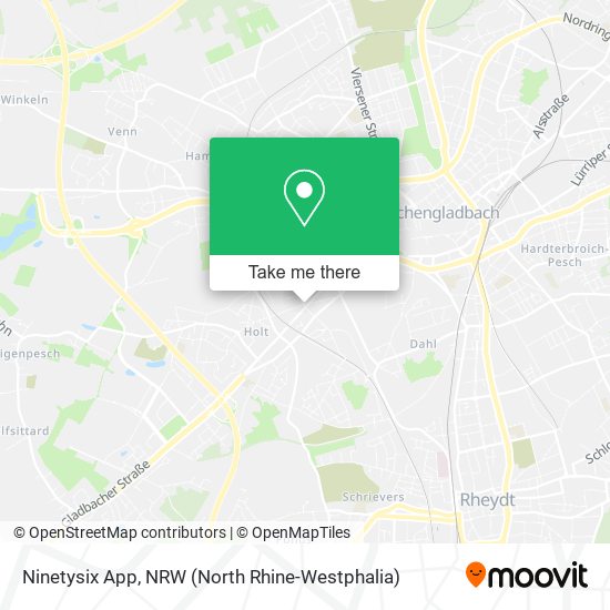 Ninetysix App map