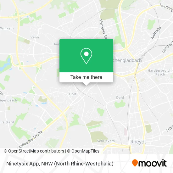 Карта Ninetysix App