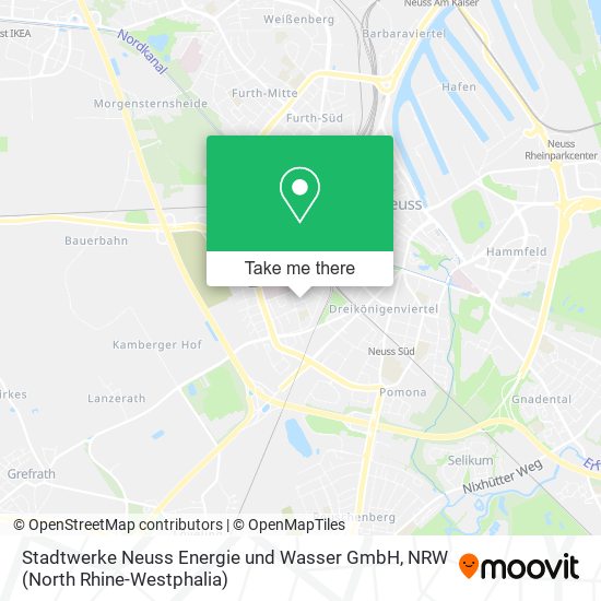 Stadtwerke Neuss Energie und Wasser GmbH map