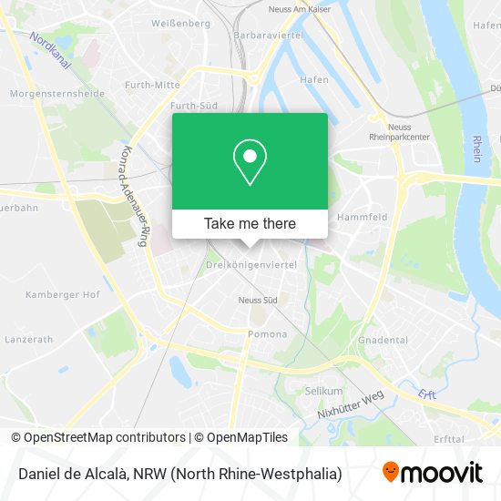 Daniel de Alcalà map