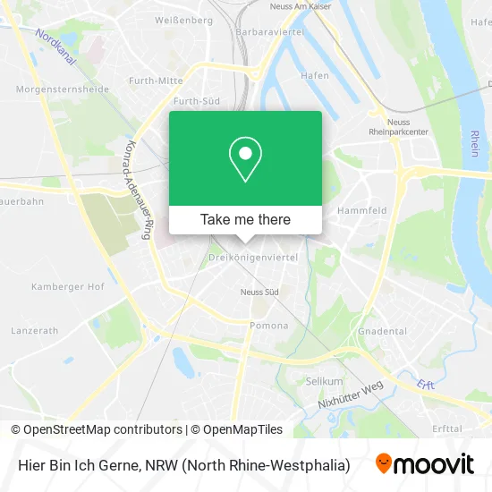 Карта Hier Bin Ich Gerne